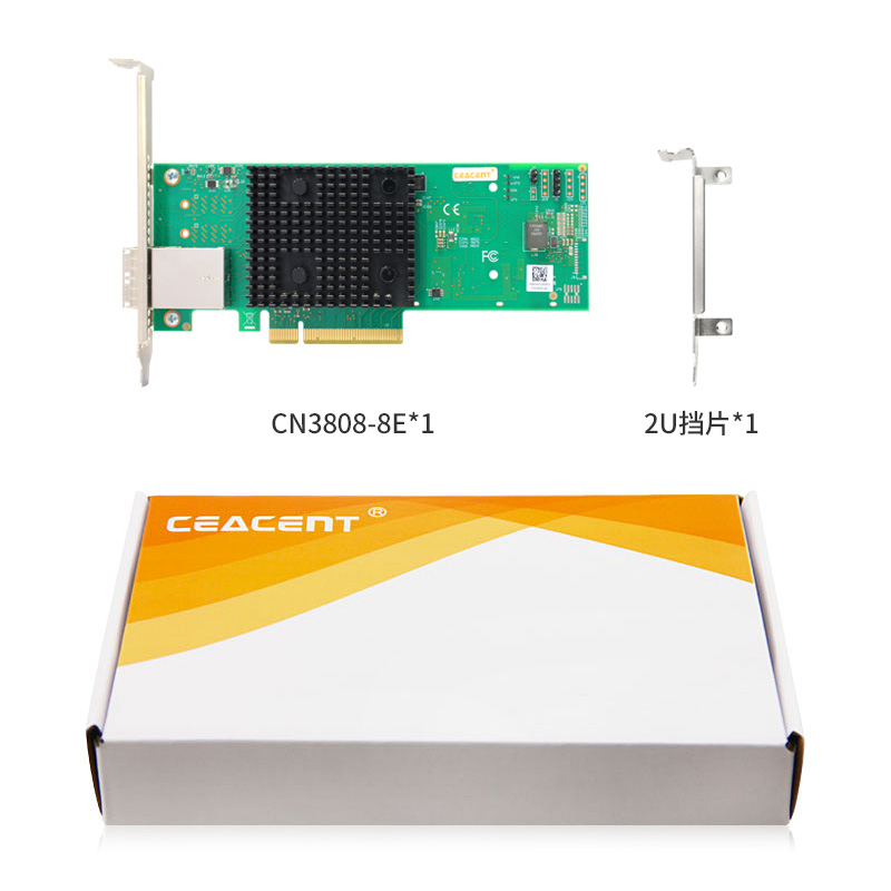 全新CEACENT CN3808-8E Nvme U.2 HBA直通卡 8盘位LSI3808芯片9500-8E - 图3