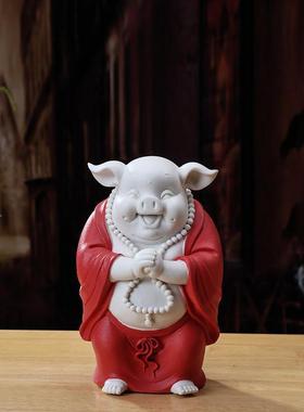 十二生肖猪摆件大号家居客厅装饰店铺开张创意礼品工艺品