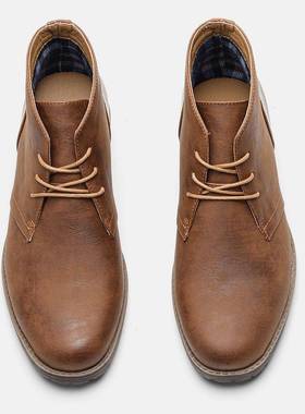 Men's retro desert work Martin boots 男士复古沙漠靴工装短靴