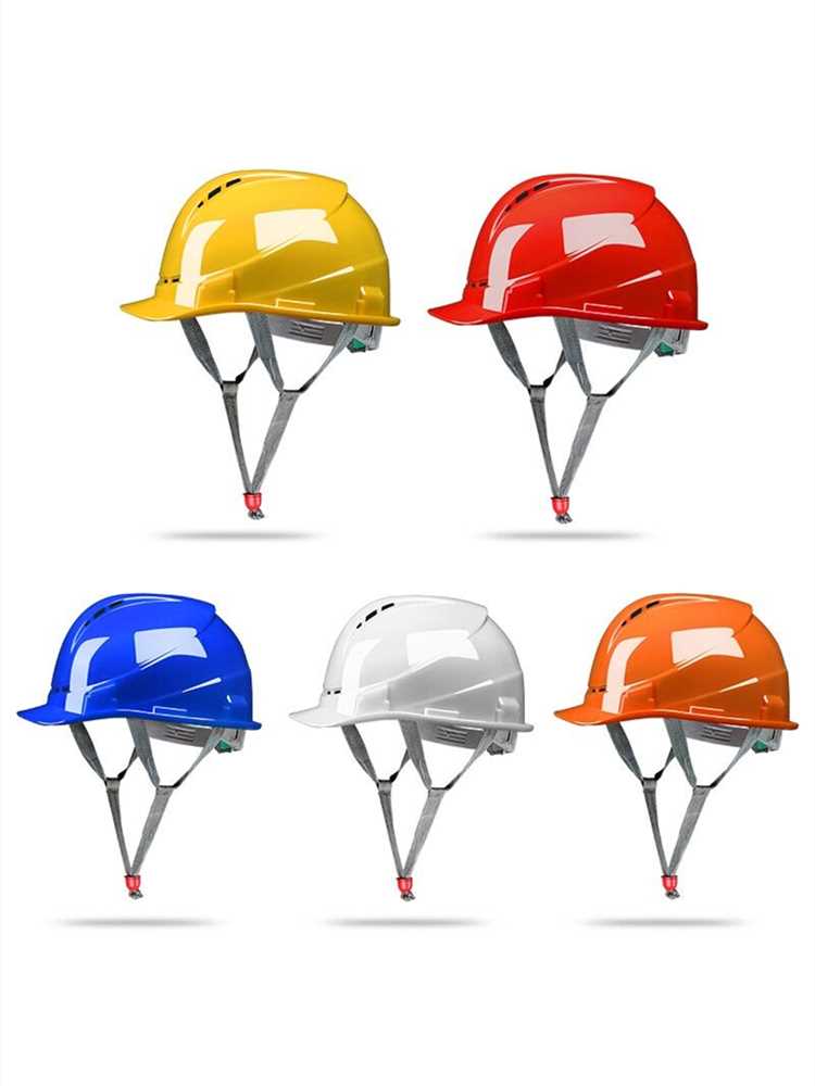 多安安全帽欧式透气安全劳保头盔工地施工员领导头盔ABS加厚印字 - 图1