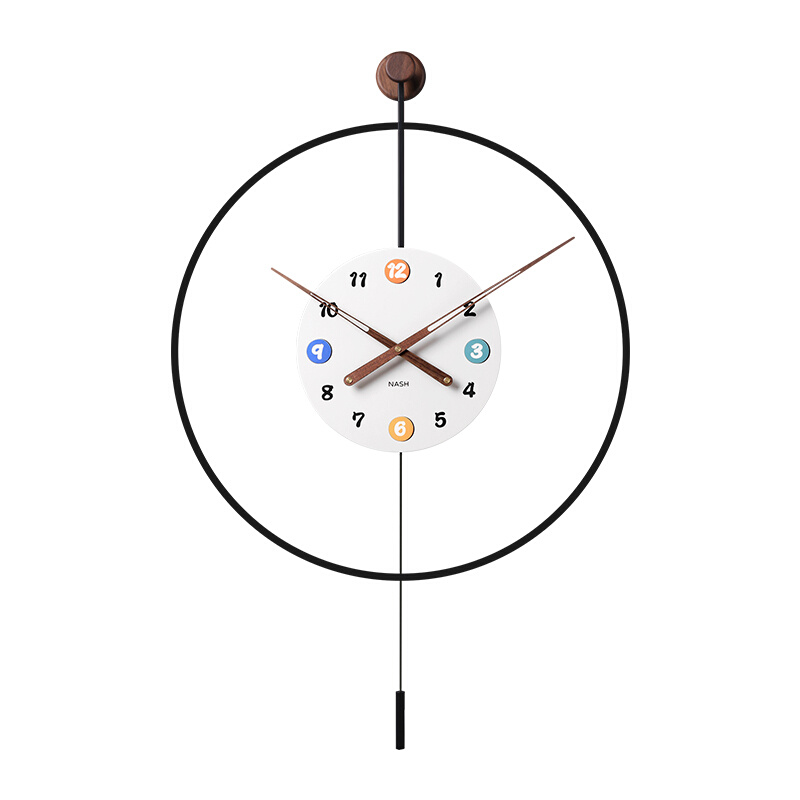 高级感挂钟2023新款创意家用客厅时钟表约艺术挂墙网红挂表 - 图3