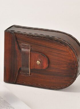 家居摆件怀旧手工书房印度进口便携桌面摄影道具复古黄铜望远镜