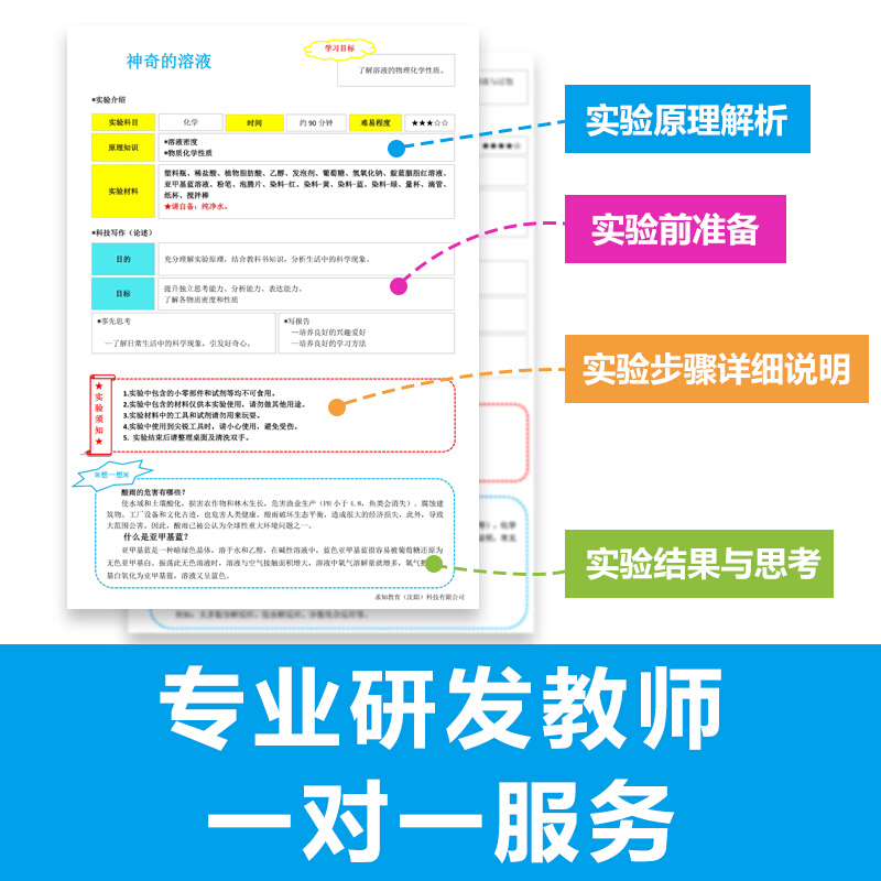 儿童趣味科学实验玩具整套装小学生幼儿园化学器材料diy神奇溶液 - 图2