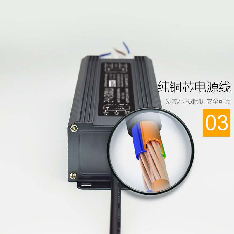 新款LED防水开关电源220转24V 200W300W350W400W500W600W直流变压 - 图2