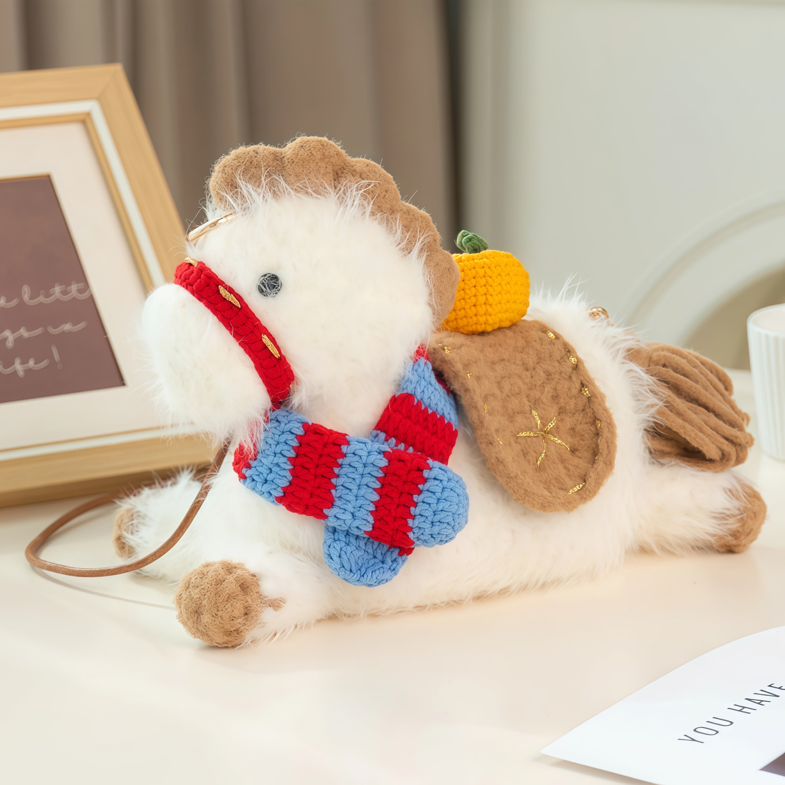 新品马年手工编织diy针织小马成品钩织材料包钩针毛线玩偶包包,淘宝优惠券,粉丝福利购,淘宝优惠卷