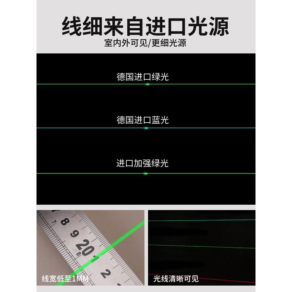 。亚固红外线水平仪绿光2线3线5线LD蓝光激光高精度强光细线平水 - 图2