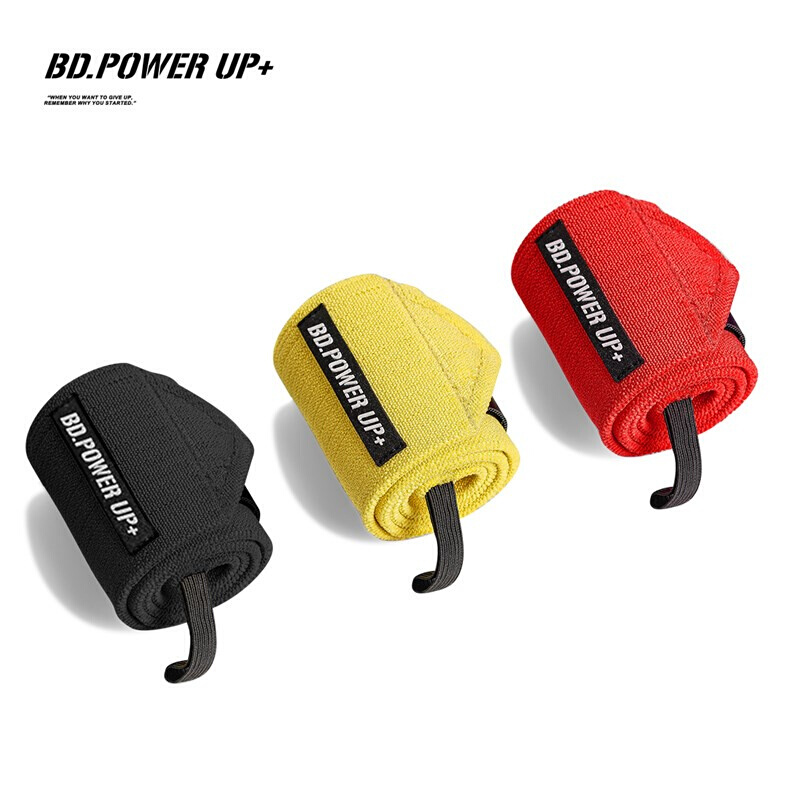 BD.POWER UP+力量型缠绕加压护腕男健身训练专业深蹲卧推运动护具 - 图0