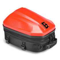 Motorcycle tailbag hard shell single shoulder bag Double shoulder bag waterproof Baotou Helmet Bag inclined satchel handbag Riding Backseat Bag