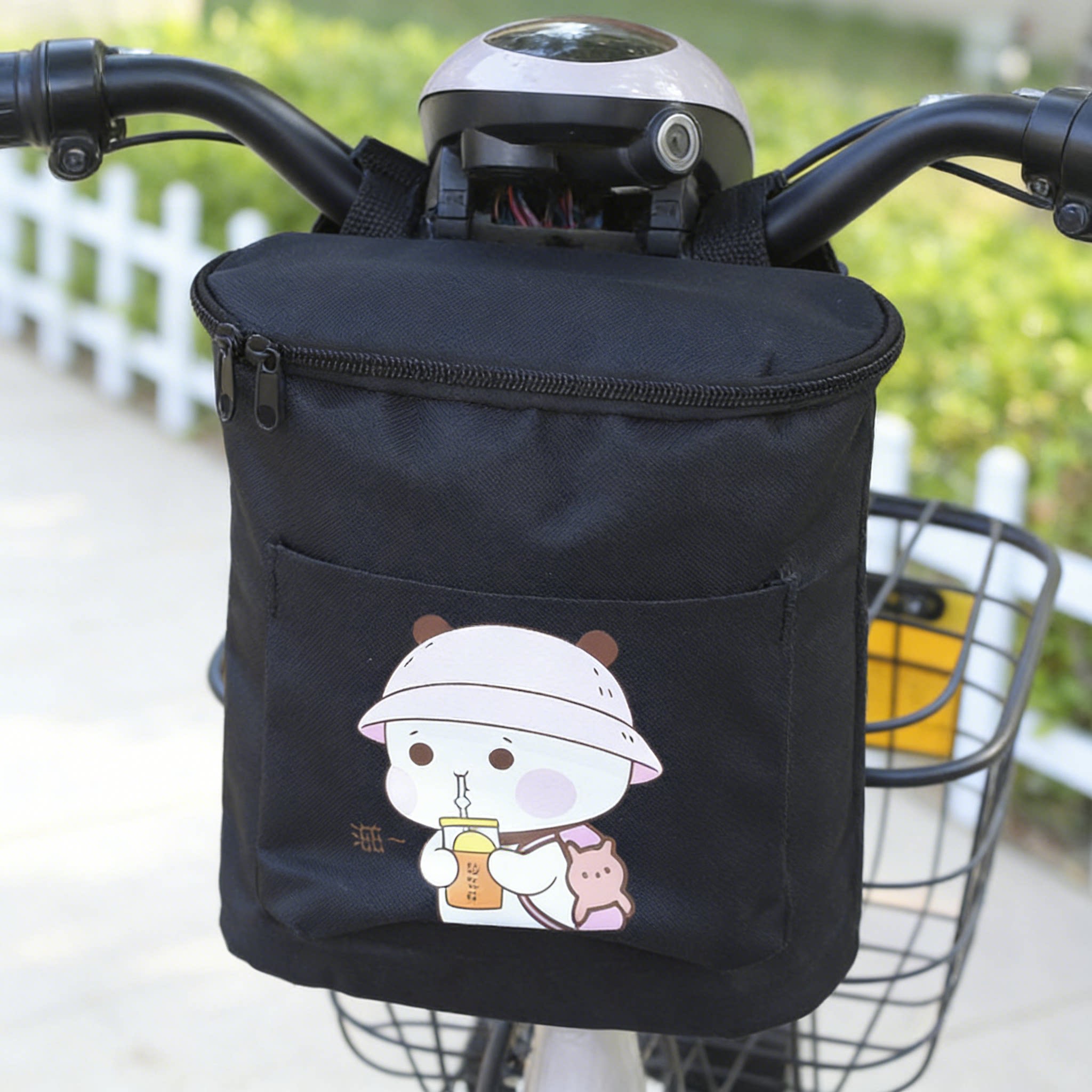 Electric battery car front bag