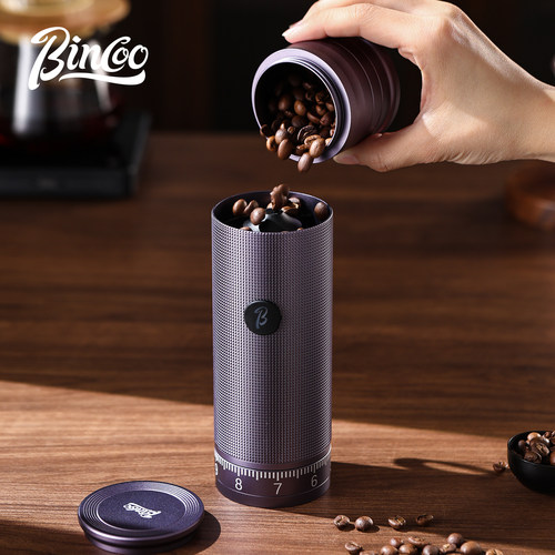 Bincoo电动磨豆机DM03便携式咖啡豆研磨器小型家用外调意式磨粉机 - 图1