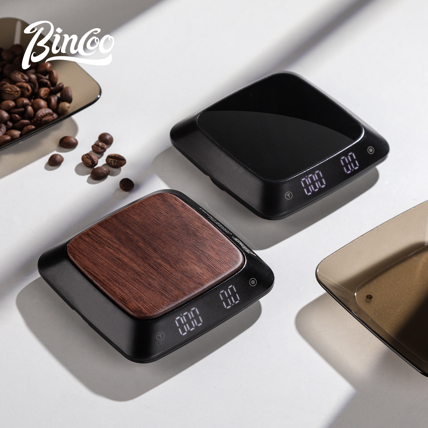Bincoo咖啡意式电子称手冲专用迷你咖啡秤智能计时咖啡豆蝶称重,淘宝优惠券,粉丝福利购,淘宝优惠卷