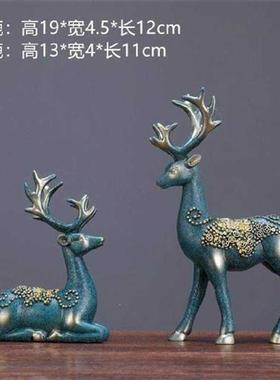 欧式客厅电视柜酒柜装饰品美式创意家居小摆设红酒架摆件结婚礼物