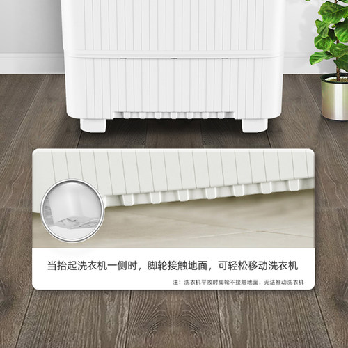 海尔统帅洗衣机10公斤大容量双缸桶半自动家用小型强力去污1188BS - 图3