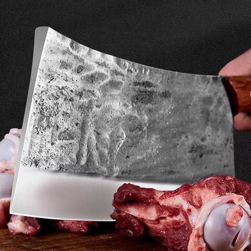 砍骨刀屠夫专用斩骨头专用刀厨师专用刀具大全锻打猪脚刀砍骨头刀 - 图1