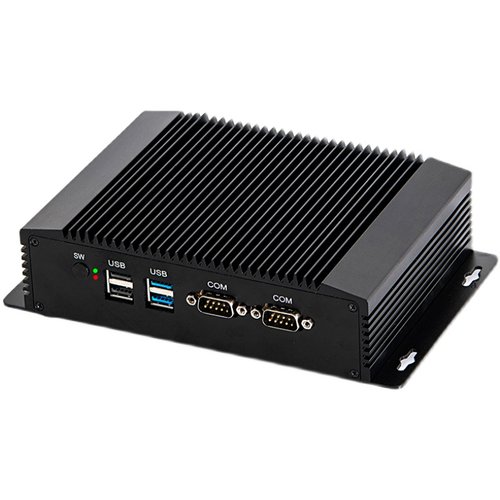 占美 4核J4125迷你工控机电脑小主机性能超J1900无风扇4K低功耗双串口双千兆网口嵌入式24小时运行HT590 - 图3