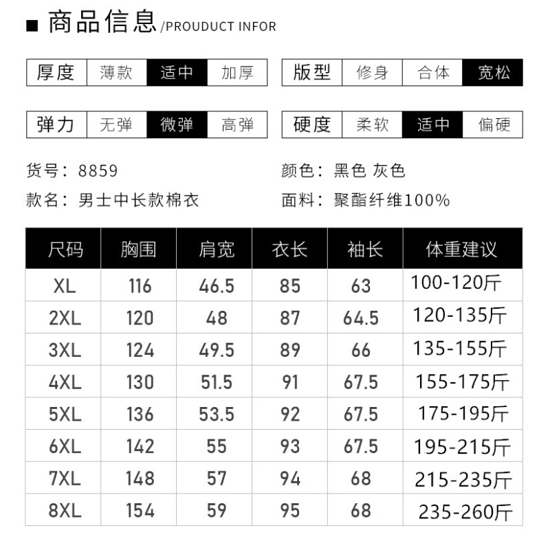 冬季棉衣男加肥加大码宽松休闲保暖外套尼克服新款中长款羽绒棉服