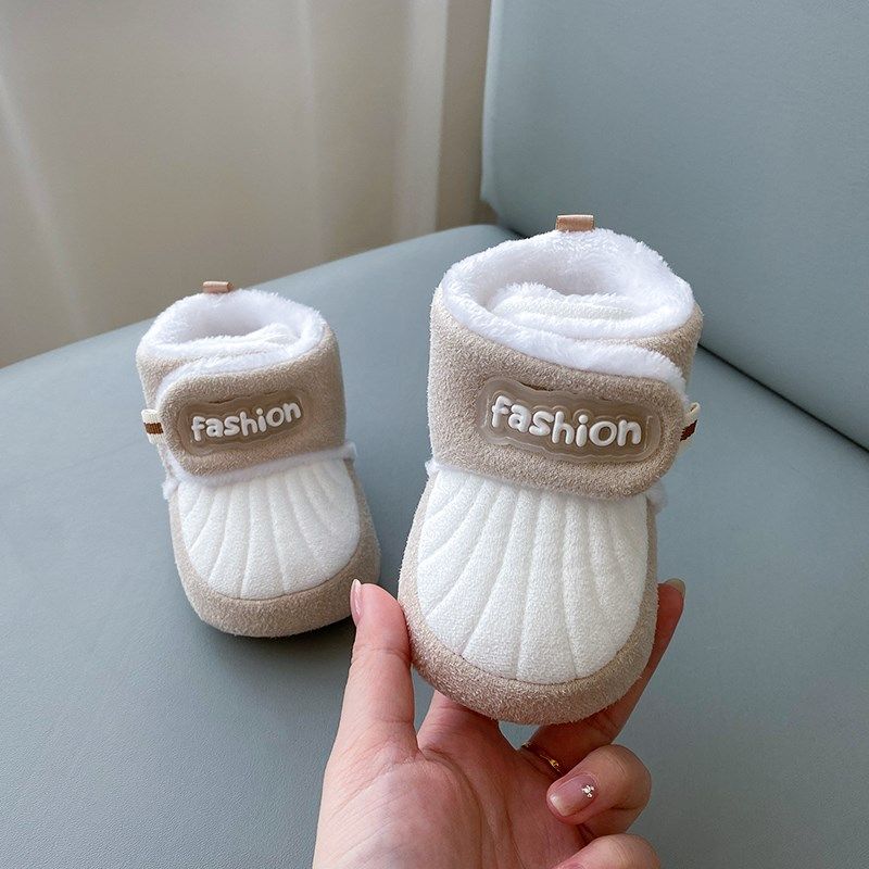 婴幼儿冬季棉鞋软底学步鞋男女宝宝保暖新生儿防掉0-1岁加绒加厚3,淘宝优惠券,粉丝福利购,淘宝优惠卷