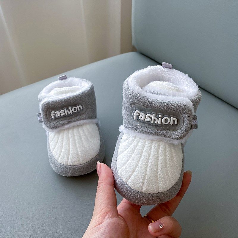 婴幼儿冬季棉鞋软底学步鞋男女宝宝保暖新生儿防掉0-1岁加绒加厚3,淘宝优惠券,粉丝福利购,淘宝优惠卷