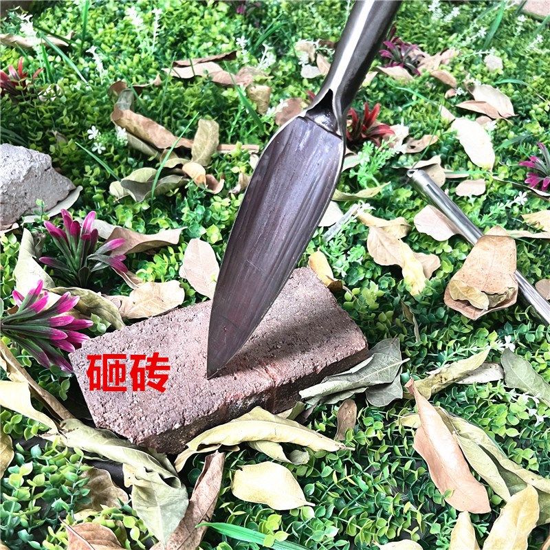 弹簧钢挖土铁锹老式锻打铁铲园艺工具松土挖沟打洞挖竹笋凹口铲子,淘宝优惠券,粉丝福利购,淘宝优惠卷