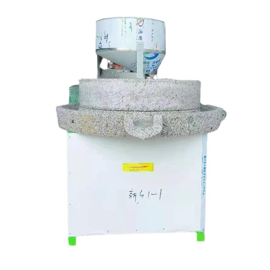 60型电动商用花生酱石磨机低速研磨米浆机白砂岩小麦面粉磨面机 - 图3