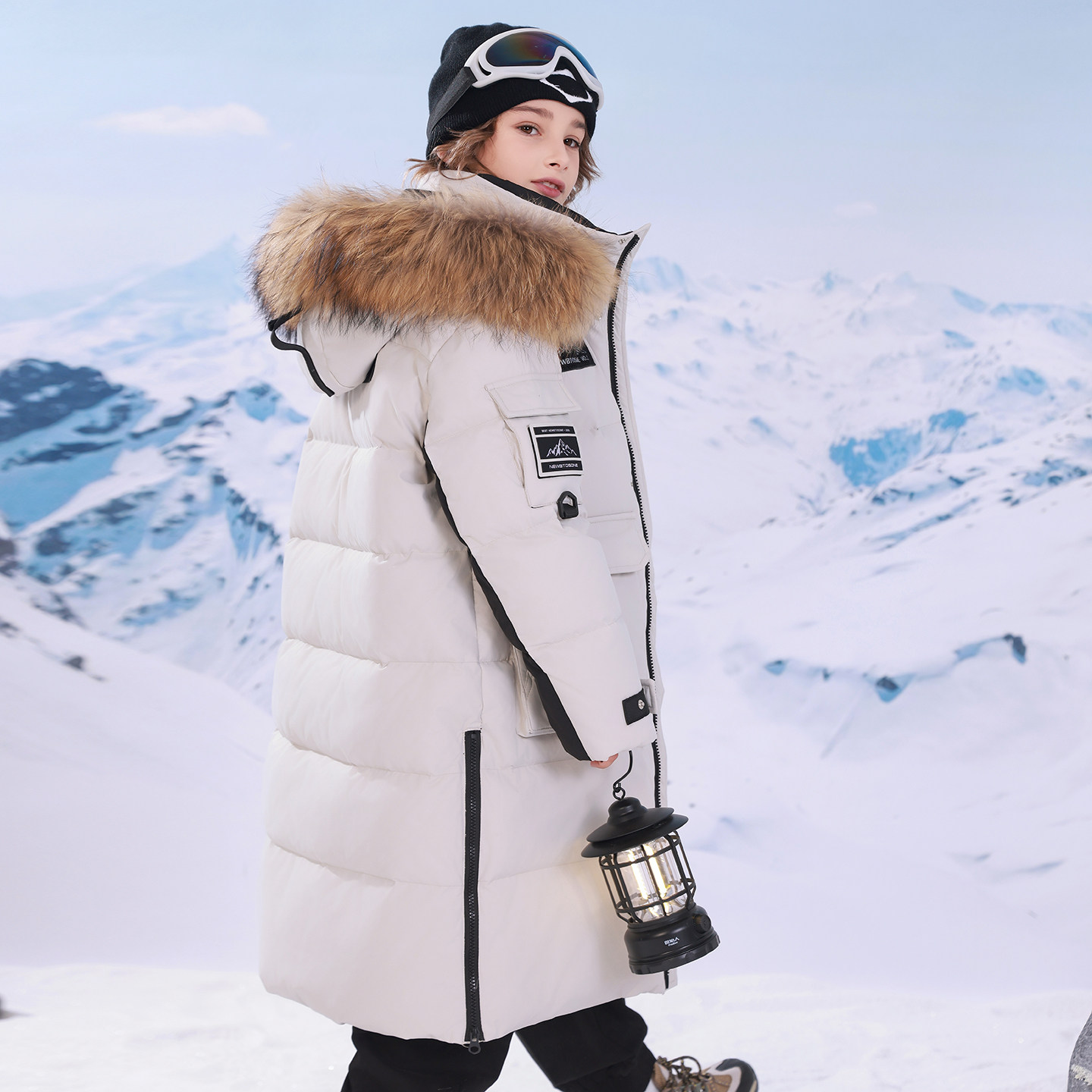 巴童巴拉男童羽绒服2025冬新款女童羽绒服过膝长款极寒超加厚外套,淘宝优惠券,粉丝福利购,淘宝优惠卷