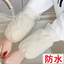 2023 new lace floral lace sleeve down jacket for womens autumn and winter style office work waterproof and anti-dirty sleeve