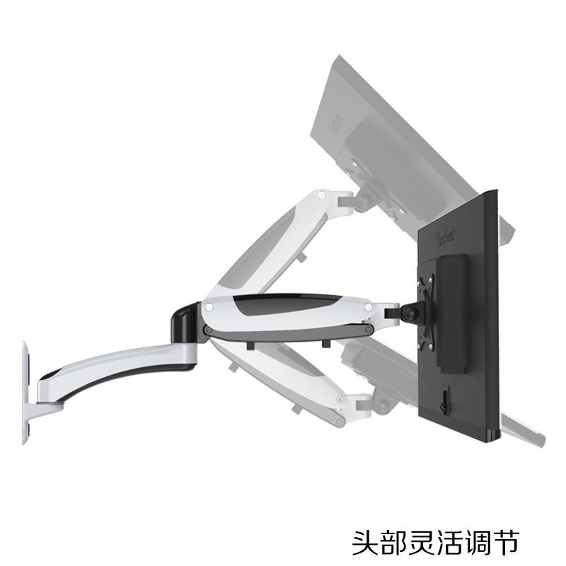 长臂猿电脑显示器壁挂支架27寸气弹簧自由悬停工业升降GM112W挂墙 - 图0