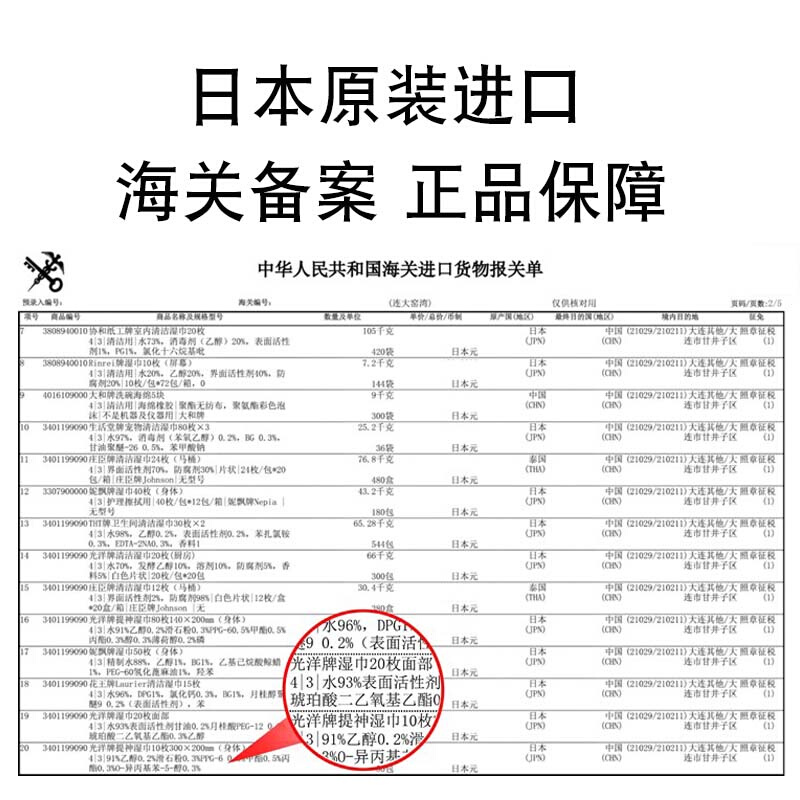 日本进口光耀化成降温清爽开车防困提神抽取式大尺寸加厚便携湿巾-图2