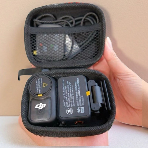 适用于DJI大疆OSMO NANO收纳包便携拇指运动相机机身盒保护套迷你防摔包抗水户外手提包钢化膜磁吸底座配件 - 图1