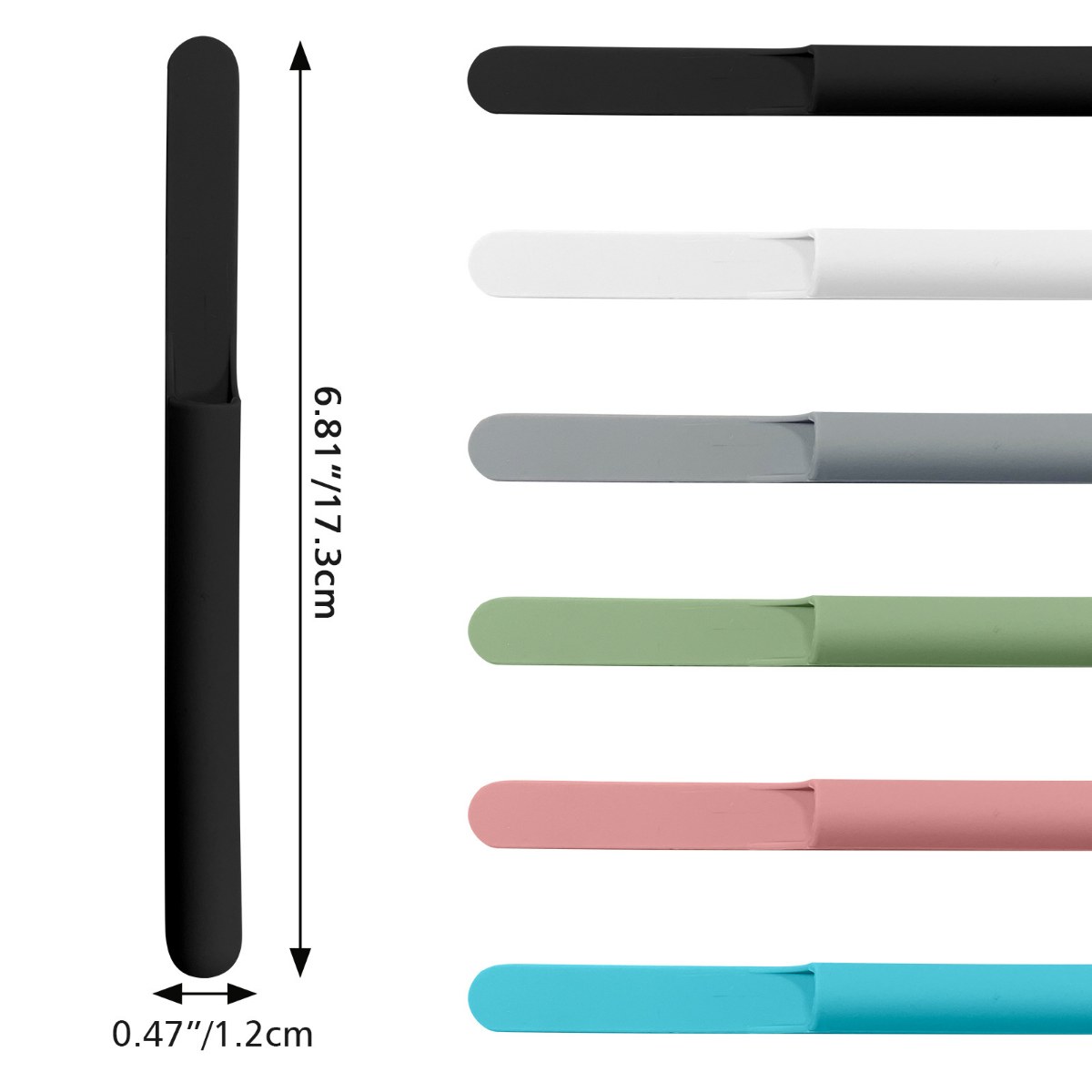 平板妙控键盘保护套磁吸粘贴双用电容笔手写笔收纳笔套防掉保护套笔槽适配华为/小米/iPadPencil等电容笔防丢 - 图3