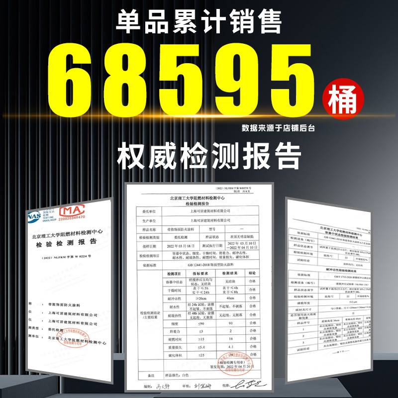 防火涂料阻燃木材防火漆电缆钢结构阻燃剂油漆室内室外阻燃液白色 - 图3