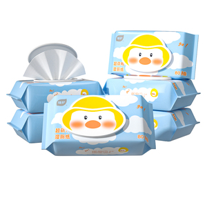 植护湿厕纸洁厕湿巾80抽*3包