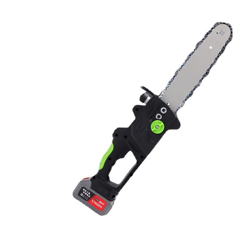 手持迷你12寸电链锯充电式电锯伐木锯砍树家用小型手提链锯电动锯,淘宝优惠券,粉丝福利购,淘宝优惠卷