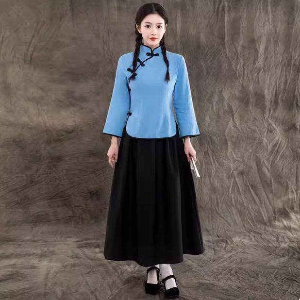民国风学生装朗诵合唱服女演出服男中山装复古觉醒年代表演服装,淘宝优惠券,粉丝福利购,淘宝优惠卷