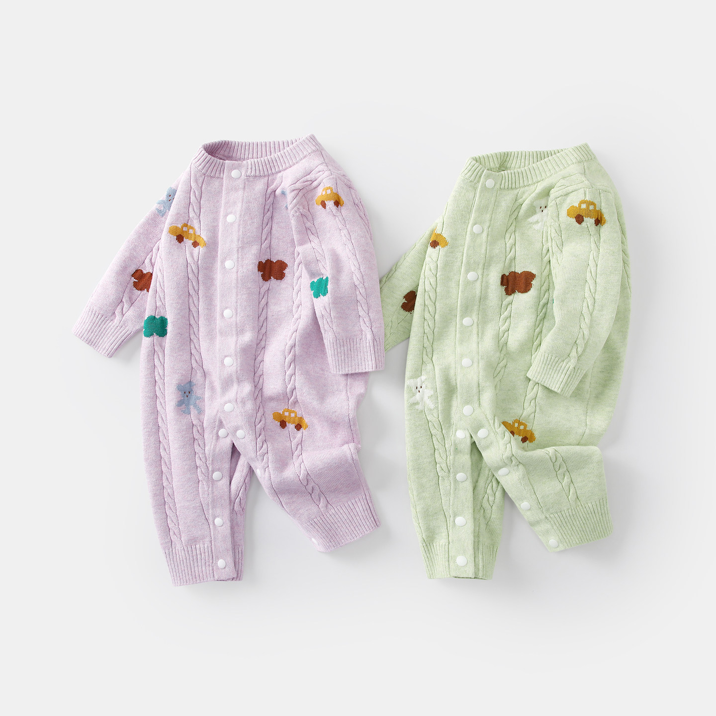 宝宝连体衣2026春装婴儿针织哈衣小月龄满月百天婴幼儿春季衣服女,淘宝优惠券,粉丝福利购,淘宝优惠卷