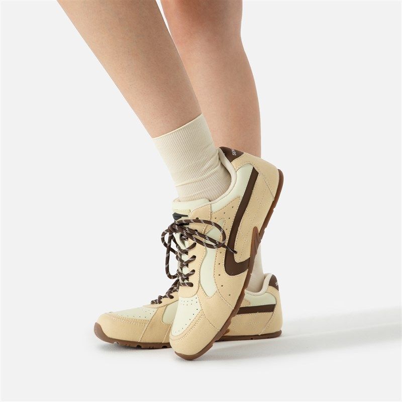 森果果 薄底系列/米黄色德训鞋女款2025春季新款复古平底休闲鞋子,淘宝优惠券,粉丝福利购,淘宝优惠卷