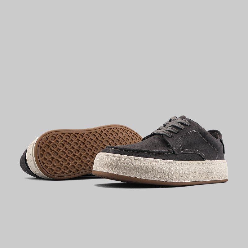 捡漏外贸真皮男鞋秋季2023新款复古潮流厚底低帮百搭皮面休闲板鞋,淘宝优惠券,粉丝福利购,淘宝优惠卷