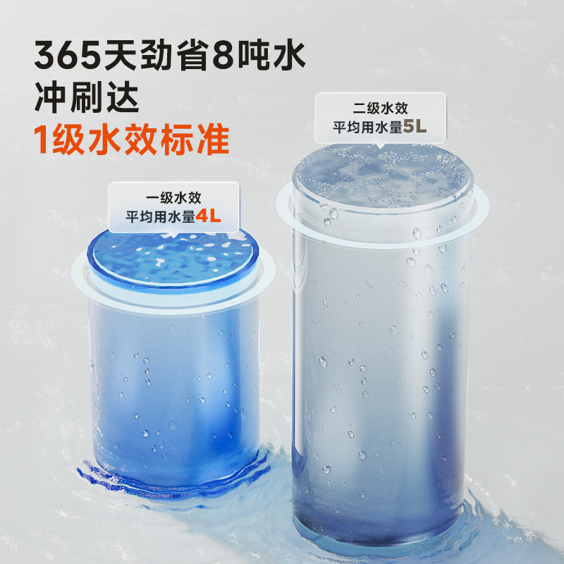 日丰58cm小旋风小户型轻智能马桶全自动感应泡沫盾小尺寸坐便器 - 图2