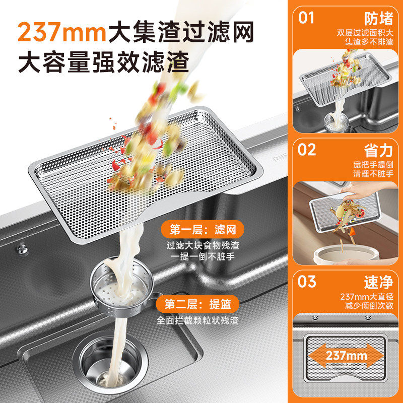 日丰洗菜盆大单槽不锈钢304洗菜盆水池洗手盆洗碗盆加厚洗碗槽,淘宝优惠券,粉丝福利购,淘宝优惠卷