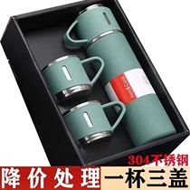 New Business Gift High-end Insulation Cup Company Event 304 Stainless Steel Tea Cup Companion Gift Water Glass Spot