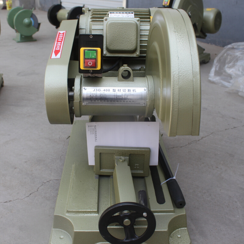 西湖400mm型材切割机J3G钢材机钢管切割机工业金属重型砂轮切割机 - 图1