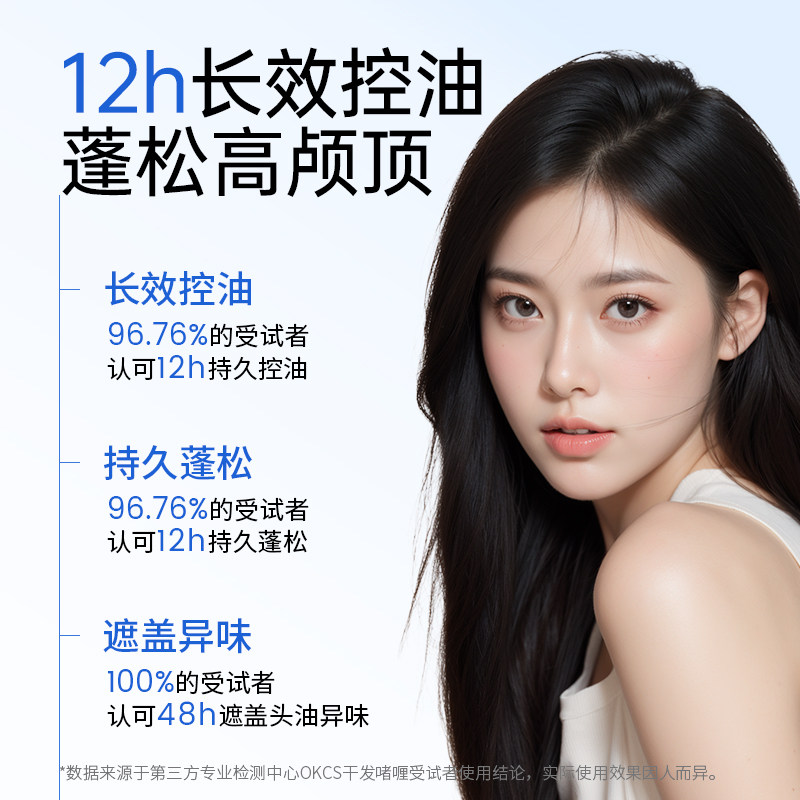 OKCS干发啫喱控油去油蓬松免洗洗发水空气感高颅顶神器清爽不油腻,淘宝优惠券,粉丝福利购,淘宝优惠卷