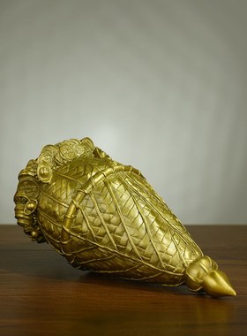 天下粮仓黄铜枫水摆件办公u室桌面装饰品店铺商铺开业大堂摆饰铜