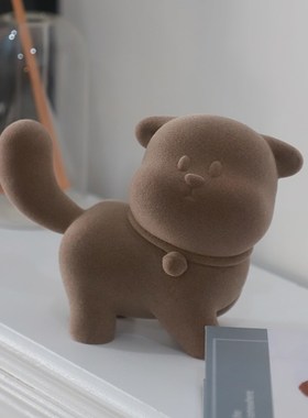 猫咪摆件客厅卧室入户玄关酒柜z电视柜桌面高级感小众轻奢装饰品