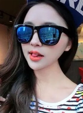 墨镜2022新款潮男个性女大框架太阳眼镜方形街拍情侣帅气圆脸大脸