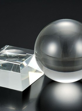 透明水晶球玻璃球摆件摄影v拍照道具魔术杂技表演创意家居装饰摆