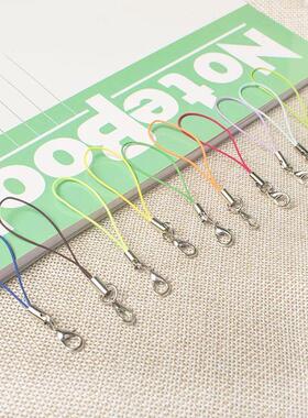 Mixed 20pcs/lot Thread Cord Lobster keyrings Key Holder Bag