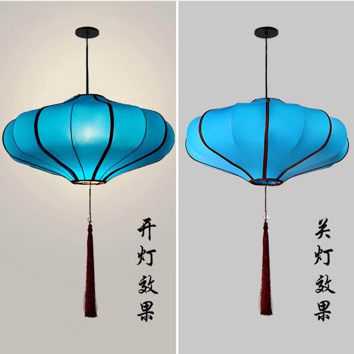 中式布艺吊灯新中式火锅店茶楼灯笼风景区仿古典飞碟灯笼手绘红灯,淘宝优惠券,粉丝福利购,淘宝优惠卷