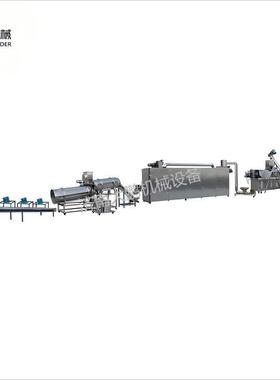 济南大鹏全自动宠物食品生产线双螺杆挤压膨化机商用狗粮加工设备
