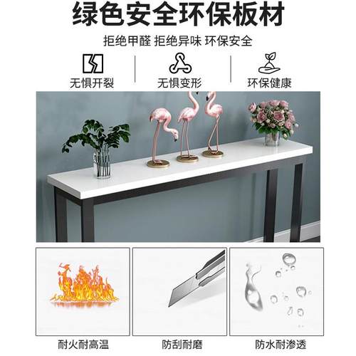 夹缝填缝客厅沙发后靠墙落地架子实木收纳隔板暖气片遮挡长条桌子 - 图1